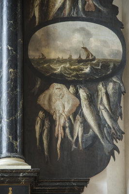 Maassluis, herv gem Groote Kerk visserijbord [011] 2017 4605.jpg