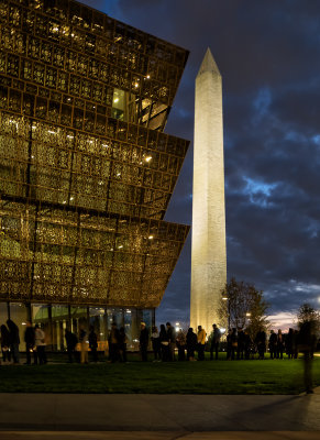 Washington Monument in the background