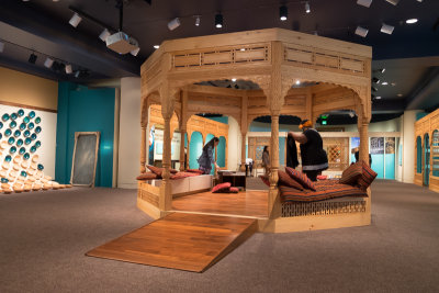 Part of the Turquoise Mountain exhibit at the Sackler/Freer - they made it accessible