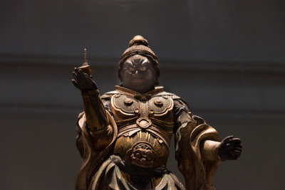 Buddha guard was eerie