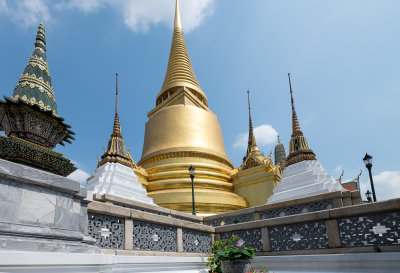 Phra Siratana Chedi or a golden dome to hold the ashes of a King