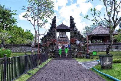 Entrance gate to Taman Ayun Temple