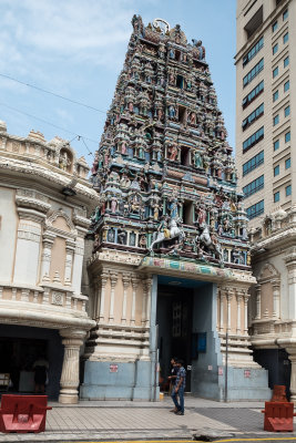 The Sri Mahamariamman Temple.  Construction started in 1873