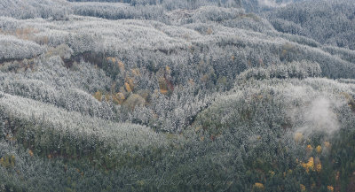 Valley, Frost color and Clouds