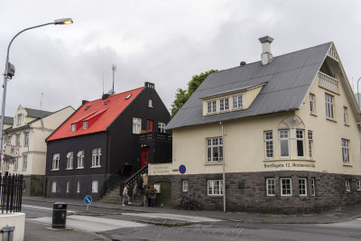 Restaurant on Hverfisgata in Reykjavik