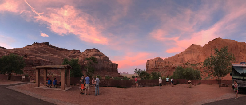 Some Sunrises and Sunsets from the Campground