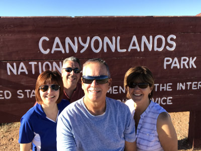 Entering Canyonlands National Park