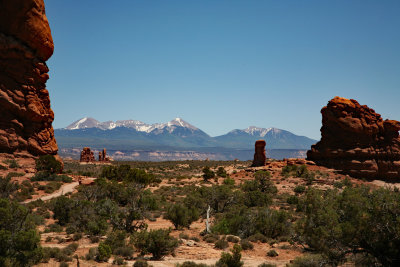 La Sal Mountains Over the Colorado Border