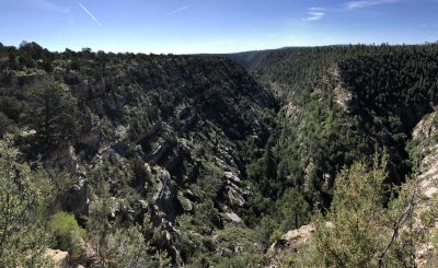 One of Three Canyon Fingers with Cliff Dwellings