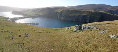 The Havens with Fair Isle Bird Observatory.