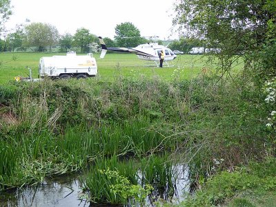 helicopter flights were available