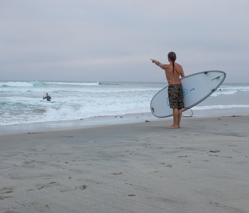 A Surfer Greeting