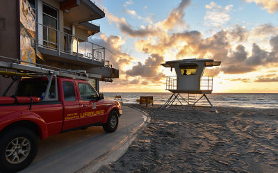 A Lifeguard Sunset
