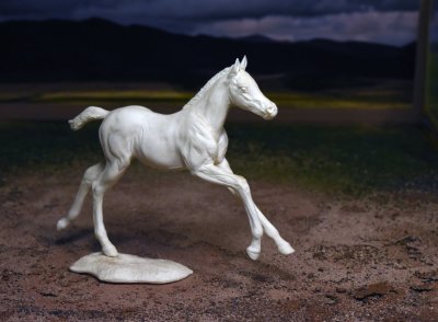 Running Arabian foal resin2.jpg