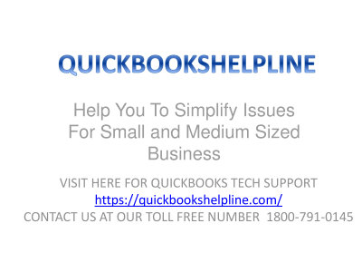 1800-791-0145 Quickbooks Support Service Number