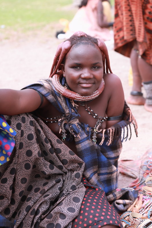 Himba steet vendor