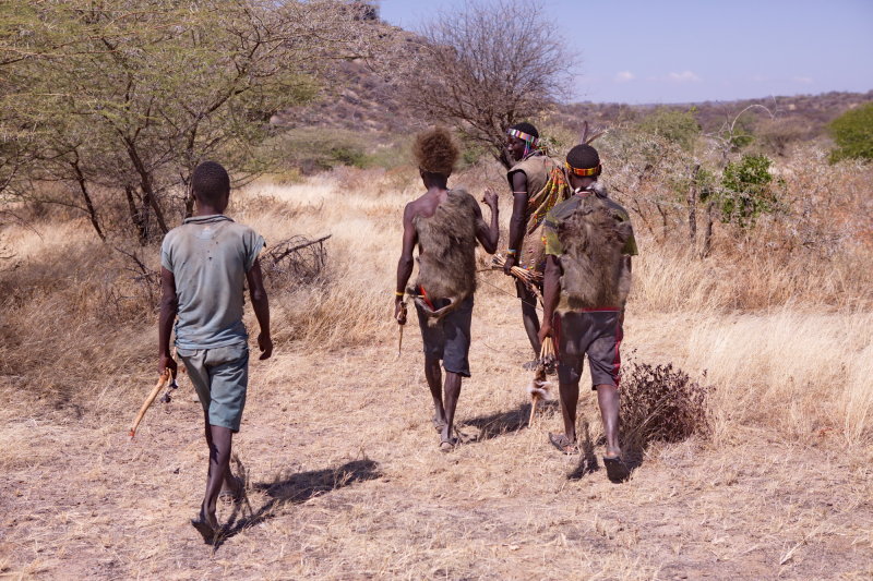 Hadzabe Tribe Hunters - Lake Eyasi area