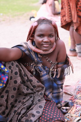 Himba steet vendor