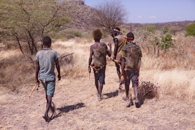 Hadzabe Tribe Hunters - Lake Eyasi area
