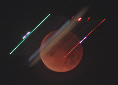 Lunar Eclipse from Hayden Butte - Jenuary 31, 2018