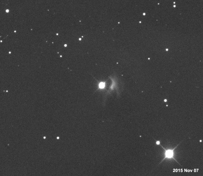 Hind's Variable Nebula - 4 months
