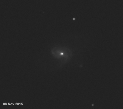 Supernova in galaxy NGC 3583 - 11 weeks