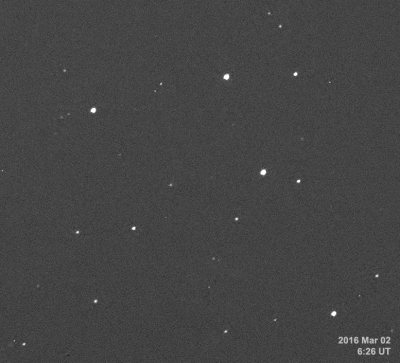 Eclipsing binary star W Corvi - 2 1/2 hours