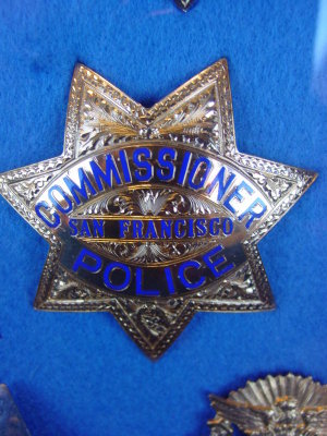 SFPD Commissioner badge