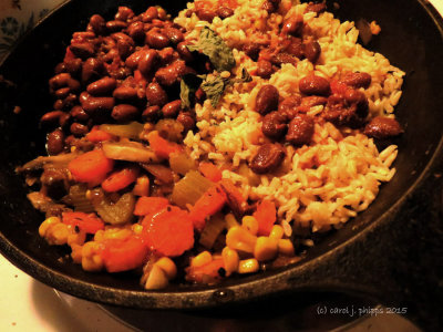 Spicy Beans and Rice.