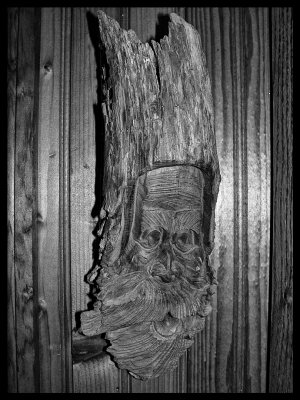 Old Man Carving