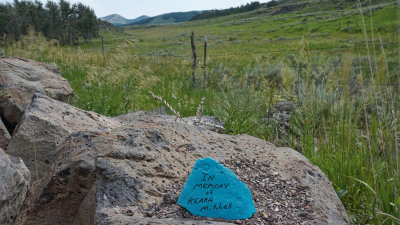 Keara Mitchell Memorial Rock Idaho