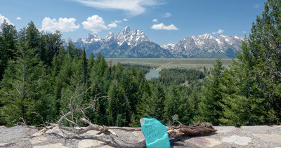 Keara Mitchell Memorial Rock Tetons