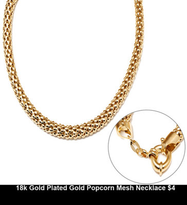 18k Gold Plated Gold Popcorn Mesh Necklace $4.jpg