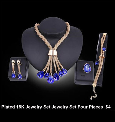 Plated 18K Jewelry Set Jewelry Set Four Pieces  $4.jpg