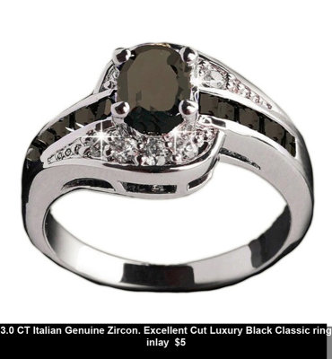 3.0 CT Italian Genuine Zircon. Excellent Cut Luxury Black Classic ring inlay  $5.jpg