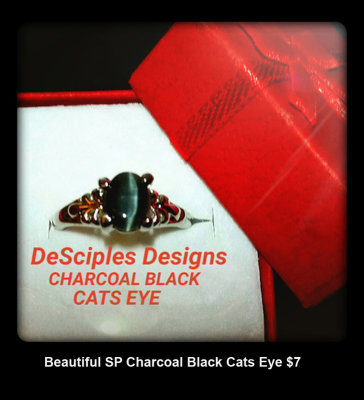 Beautiful SP Charcoal Black Cats Eye $7.jpg