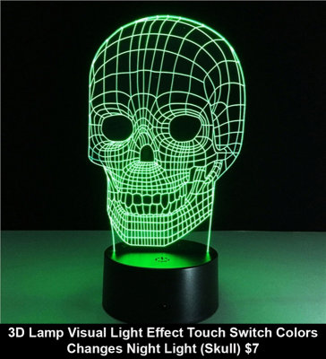 3D Lamp Visual Light Effect Touch Switch Colors Changes Night Light (Skull) $7.jpg