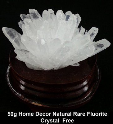 50g Home Decor Natural Rare Fluorite Crystal  Free.jpg