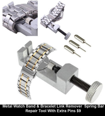 Metal Watch Band & Bracelet Link Remover  Spring Bar Repair Tool With Extra Pins $9.jpg