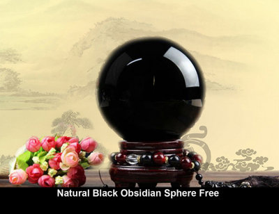 Natural Black Obsidian Sphere Free.jpg