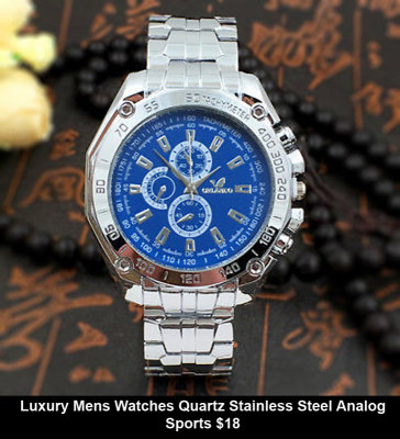 Luxury Mens Watches Quartz Stainless Steel Analog Sports $18.jpg
