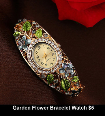 9f Garden Flower Bracelet Watch $5.jpg