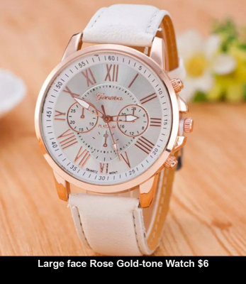 Large face Rose Gold-tone Watch $6.jpg