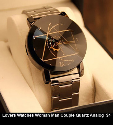 Lovers Watches Woman Man Couple Quartz Analog  $4.jpg