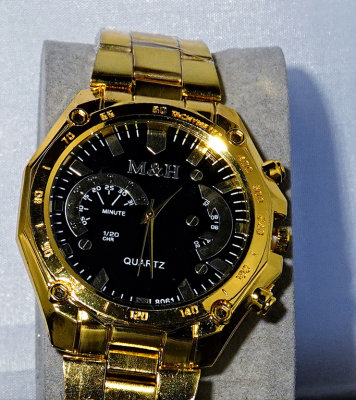 M&H Fancy Gold Watch