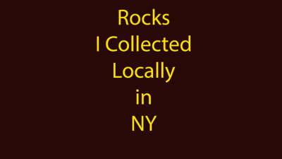 Local Rocks Collected VIDEO SLIDESHOW