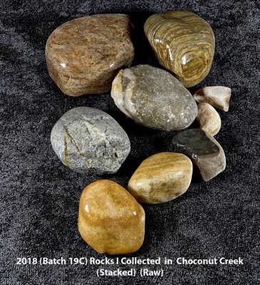 2018 (Batch 19C) Rocks in  Choconut Creek RX403819