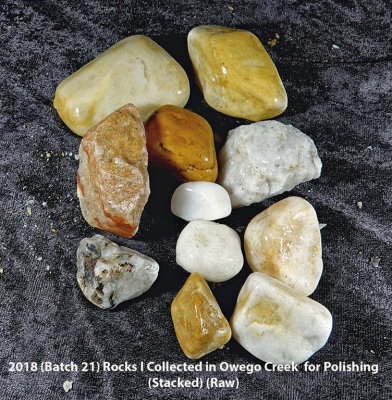 2018 (Batch 21) Rocks I Collected in Owego Creek  for Polishing RX403489 (Stacked) (Raw) (Labeled).jpg