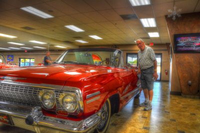 Paul with HDR Image of Chev. Conv.