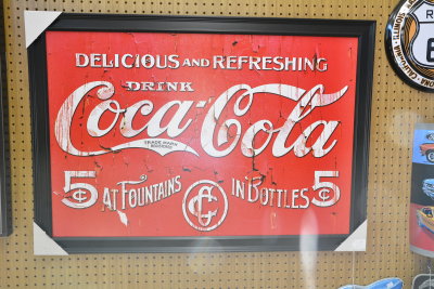 _Classic Metal Coke Sign